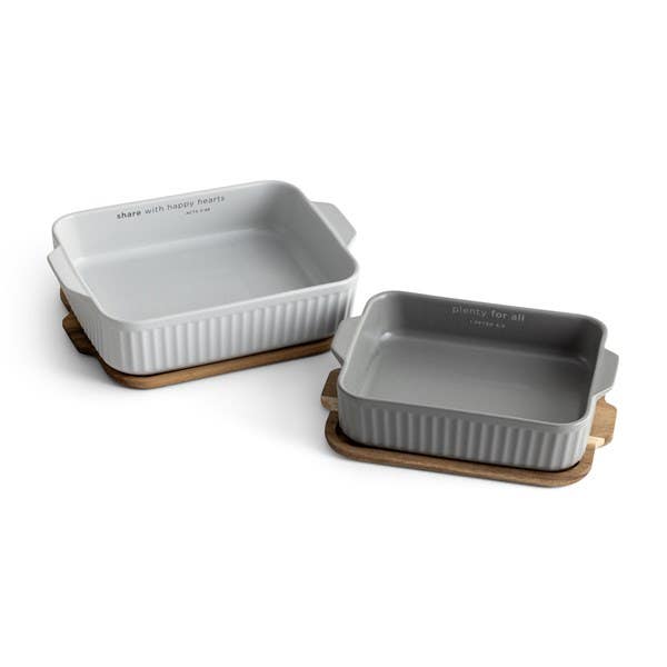 Mary & Martha - Simply Elegant Baking Dish, Set of 2