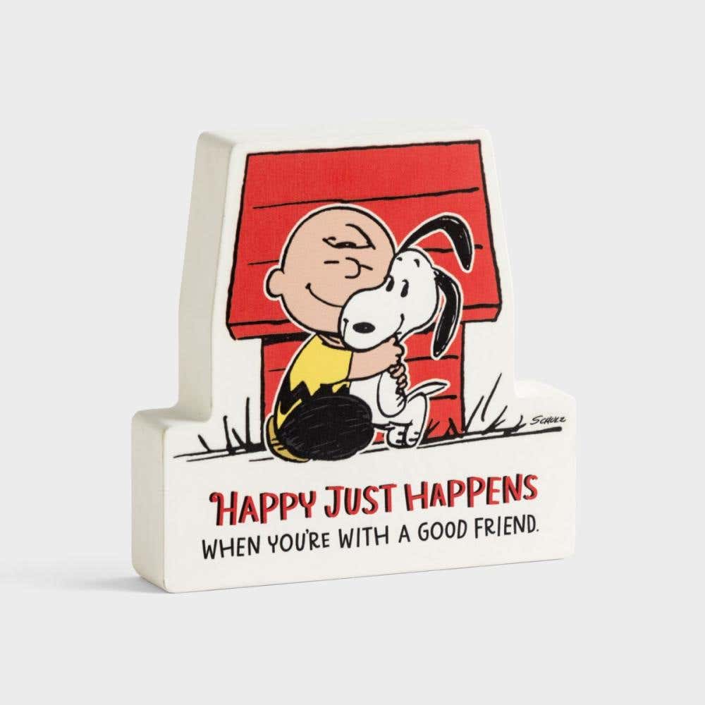 Peanuts® 'Happy Just Happens' Tabletop Decor