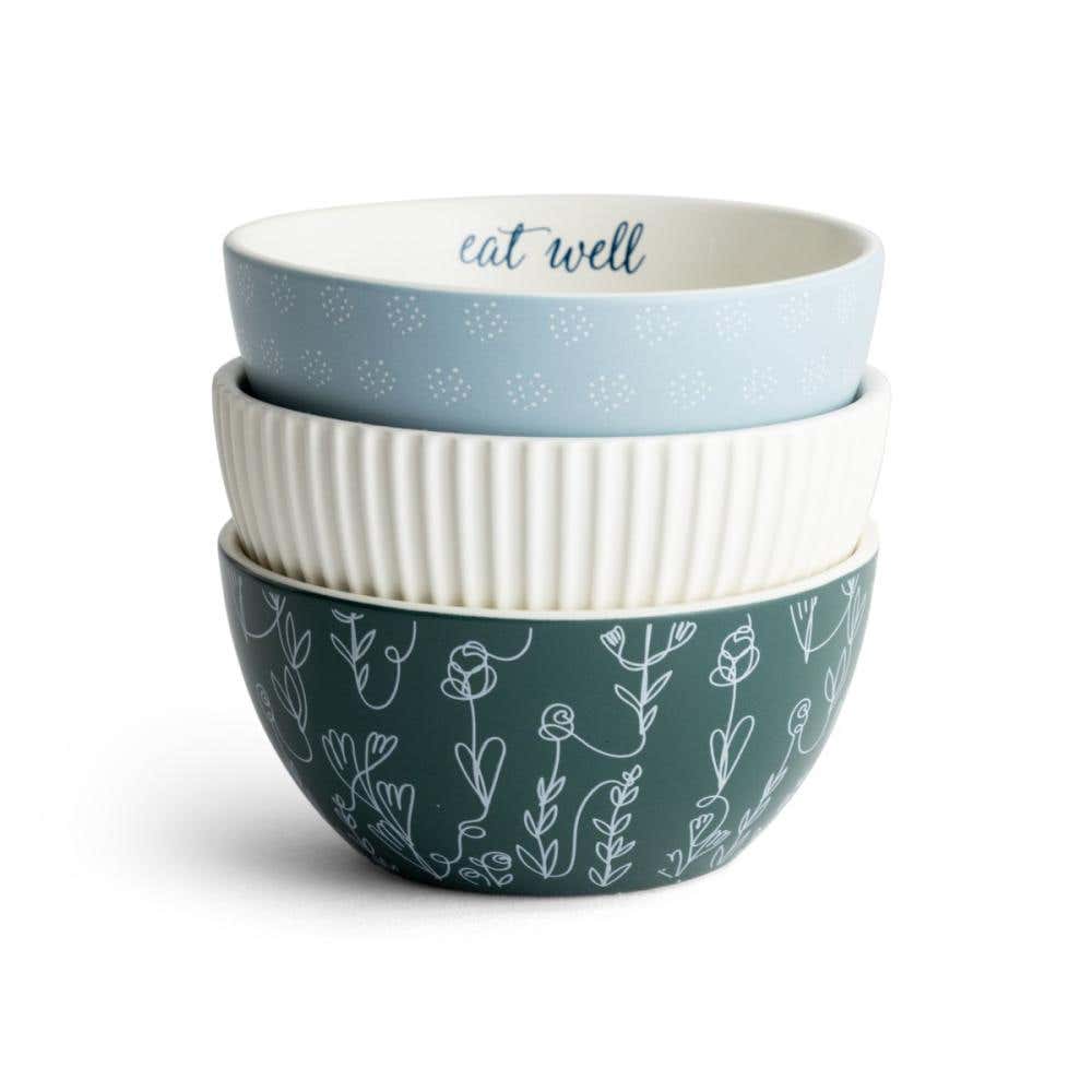 Hallmark - Show Love, Give Thanks, Eat Well - Ceramic Dip Bowl Set