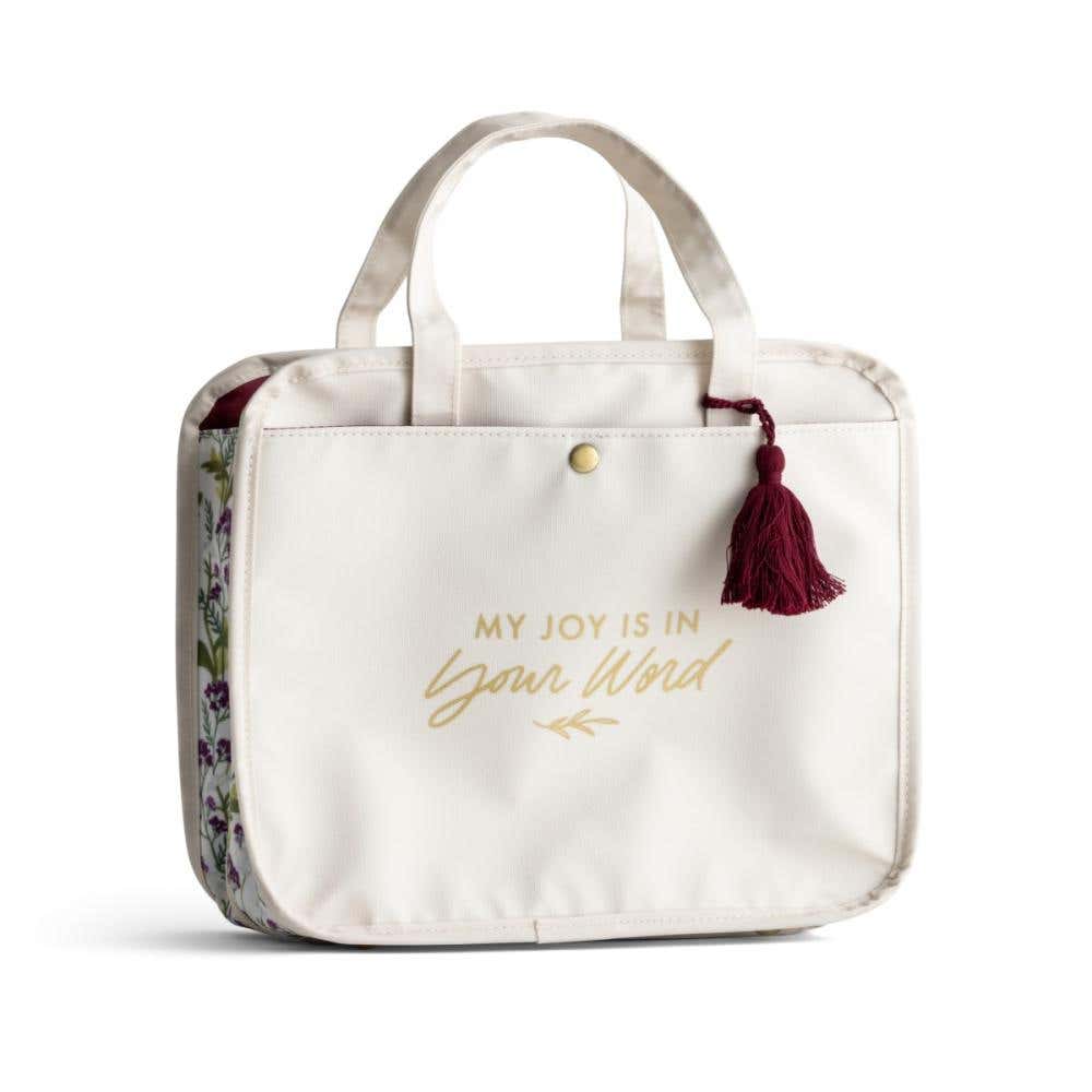 My Joy Is In Your Word - Bible Tote & Organizational Bag