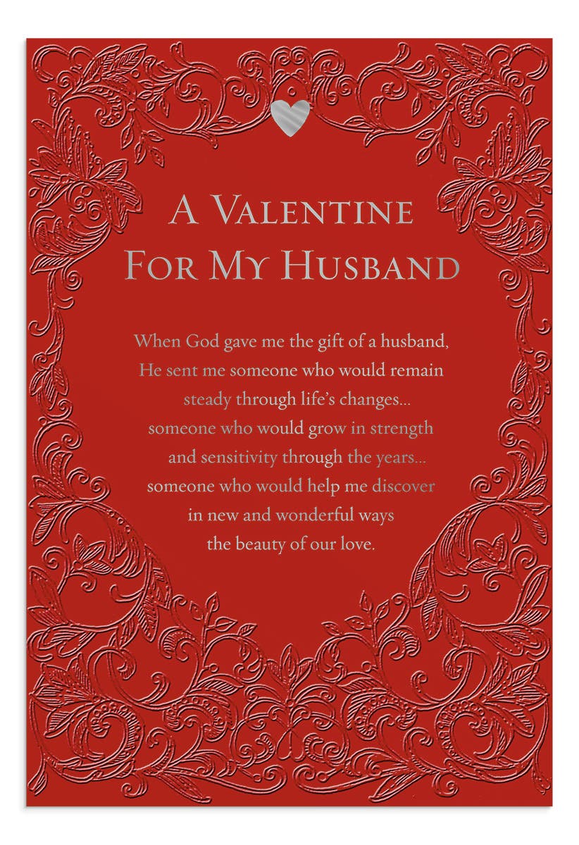 Valentine s Day Husband Gift of a Husband 1 Premium Card KJV