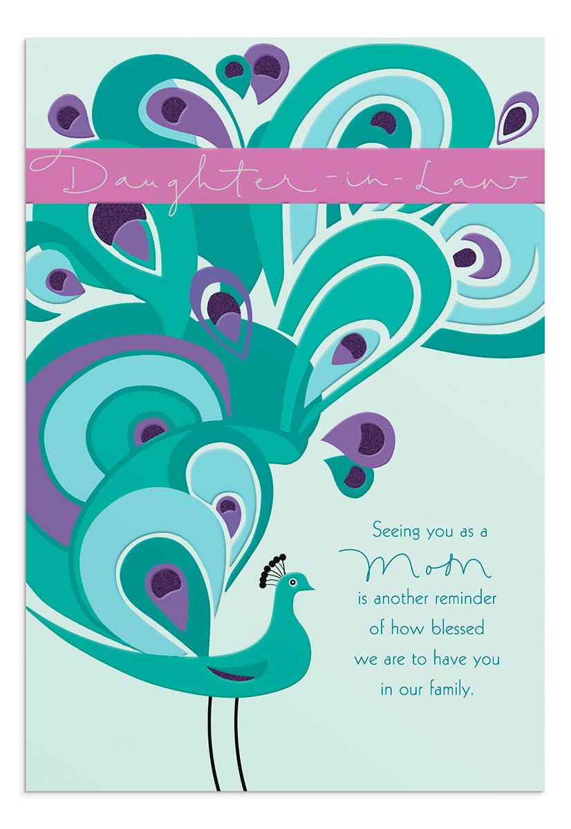 Mothers Day Greetings For Daughter Mother's Day - Daughter-In-Law - 1 Greeting Card