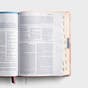 Candace Cameron Bure - One Step Closer - NLT Bible - Pink Watercolor LeatherLike with Magnifying Bookmark, Indexed