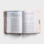 Candace Cameron Bure - One Step Closer - NLT Bible - Pink Watercolor LeatherLike with Magnifying Bookmark, Indexed
