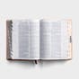 Candace Cameron Bure - One Step Closer - NLT Bible - Pink Watercolor LeatherLike with Magnifying Bookmark, Indexed