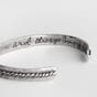 This Loving Memories silver cuff bracelet is a wonderful way for you to encourage someone in a time of loss. The outside of the gift box reads 'Memories shine on of those that are forever loved' 