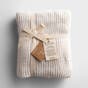 Chenille Throw Blanket - Cream