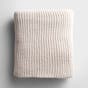 Chenille Throw Blanket - Cream