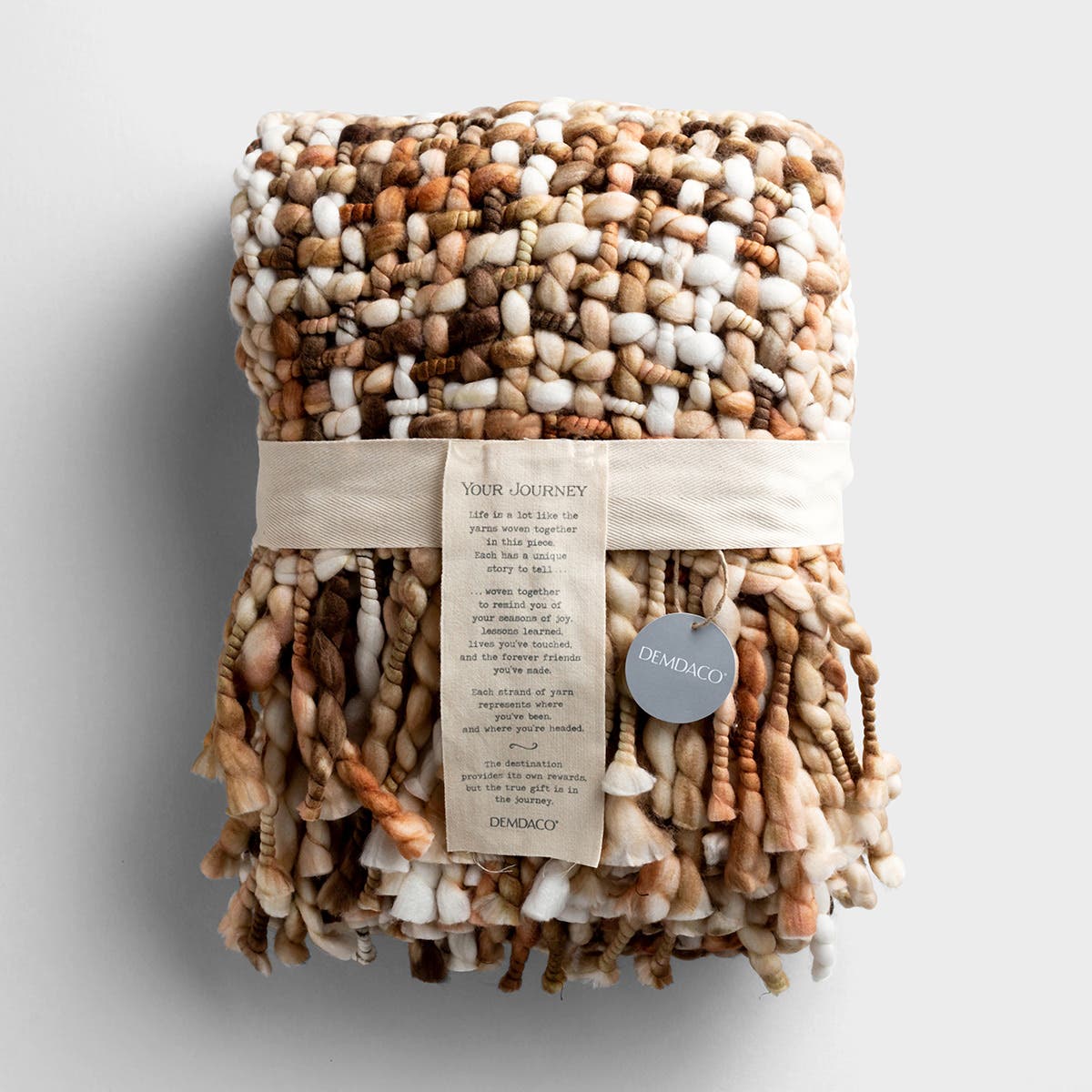Woven Throw Blanket - Cream
