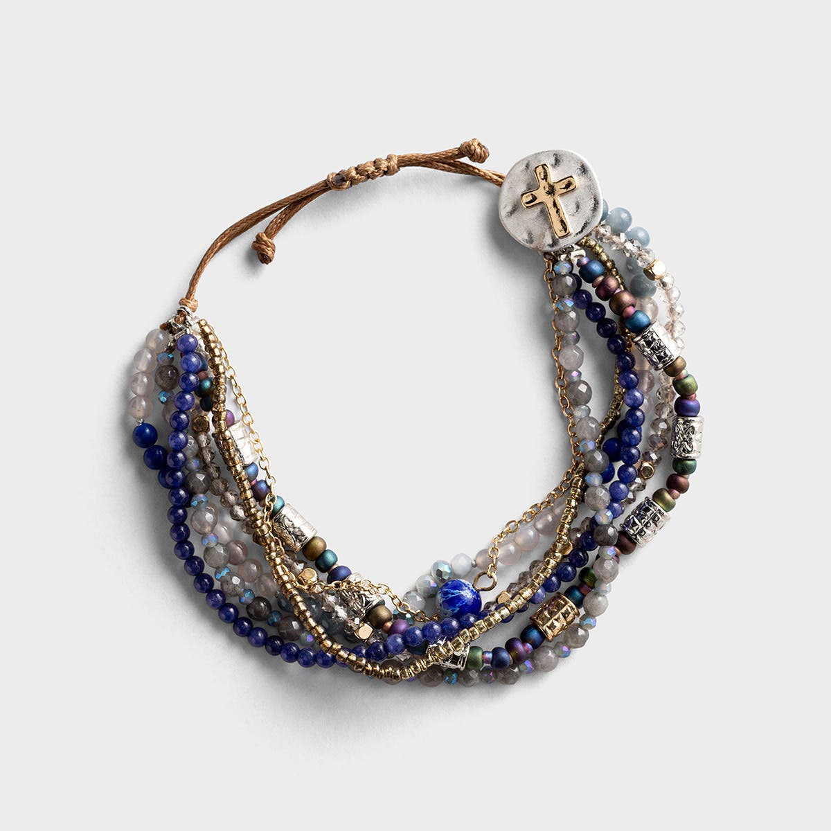 Your Journey Prayer Bracelet - Indigo