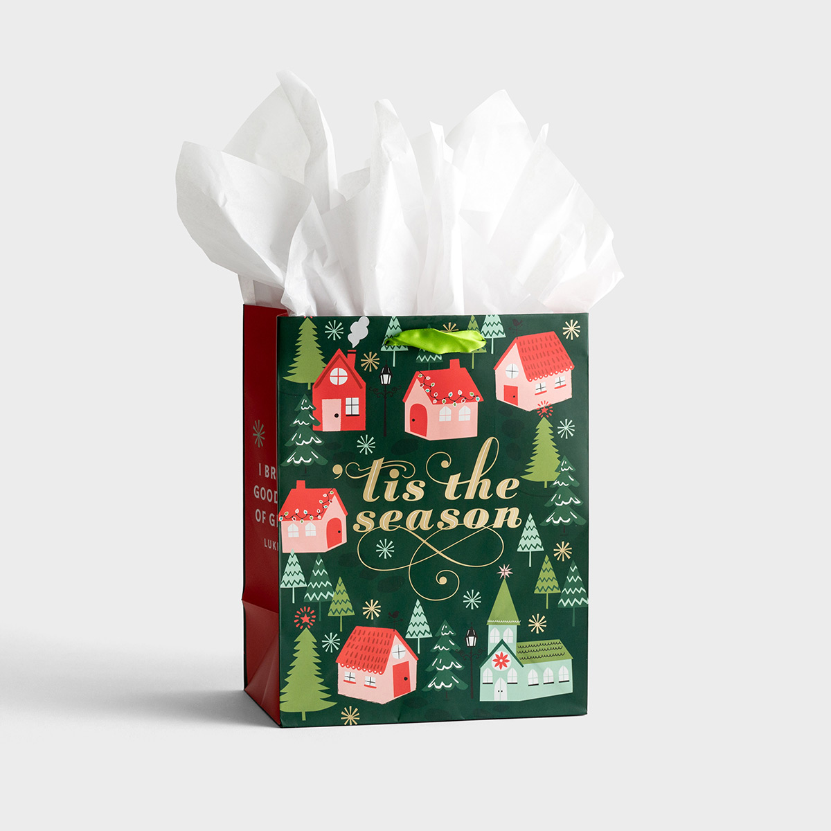 Tis the Season - Medium Christmas Gift Bag, KJV