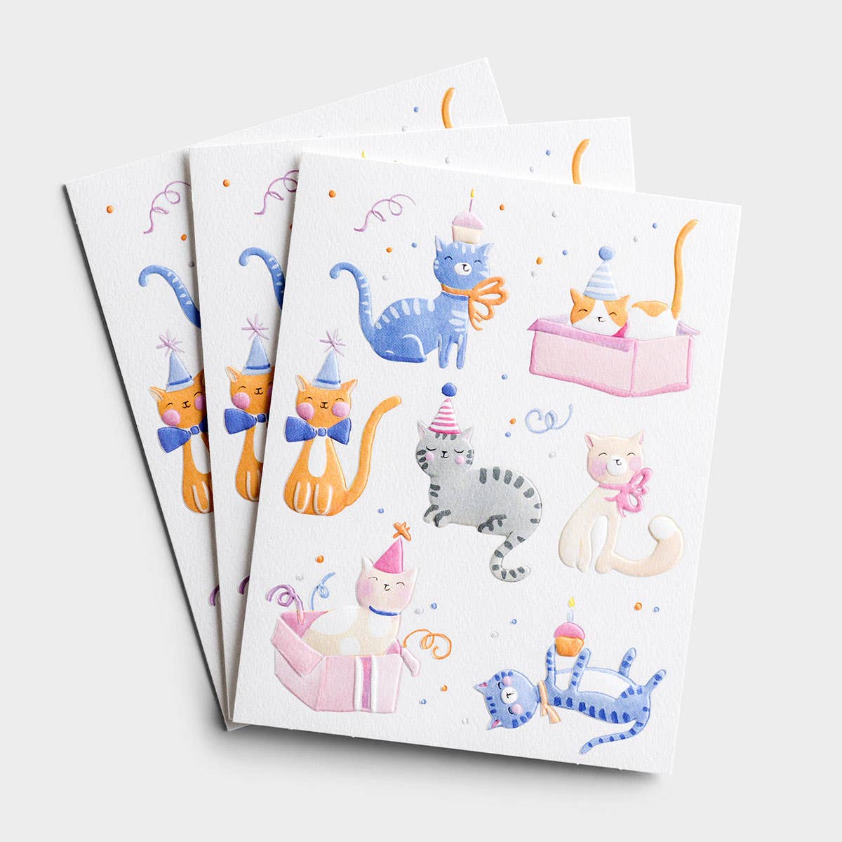 Birthday - Purr-fectly Delightful - 3 Premium Studio 71 Cards