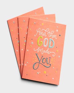 Studio 71 - Birthday - And Then God Made You - 3 Greeting Cards