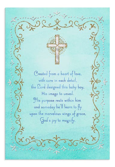 Baby Boy - A Wonderful Son To Love - 1 Premium Card