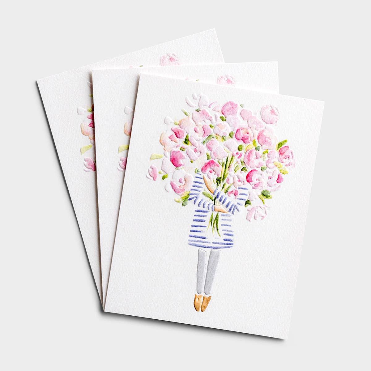 Make someone smile with this bouquet of thanks. Studio 71 premium cards are carefully crafted by DaySpring artists and printed on Royal Sundance White Felt, 72 lb. card stock. With an embossed cover and unique color palette.