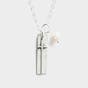 Faith of a Mustard Seed - Reversible Pewter Pendant Necklace