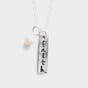 Faith of a Mustard Seed - Reversible Pewter Pendant Necklace