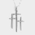 At the Cross - Sterling Silver Pendant Necklace