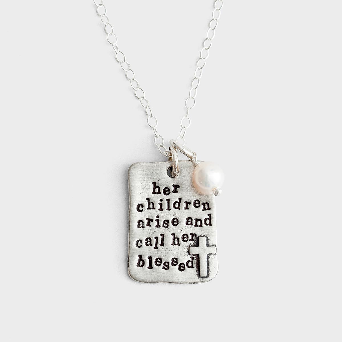 Her Children Arise - Pewter Pendant Necklace