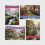 Thomas Kinkade - Get Well - Garden - 12 Boxed Cards and Envelopes, KJV