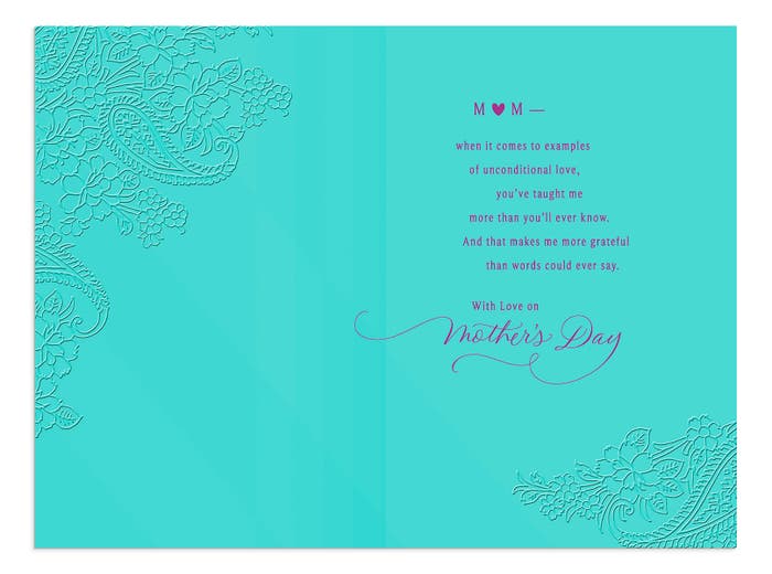 Mother's Day - A Mother's Love - 1 Greeting Card