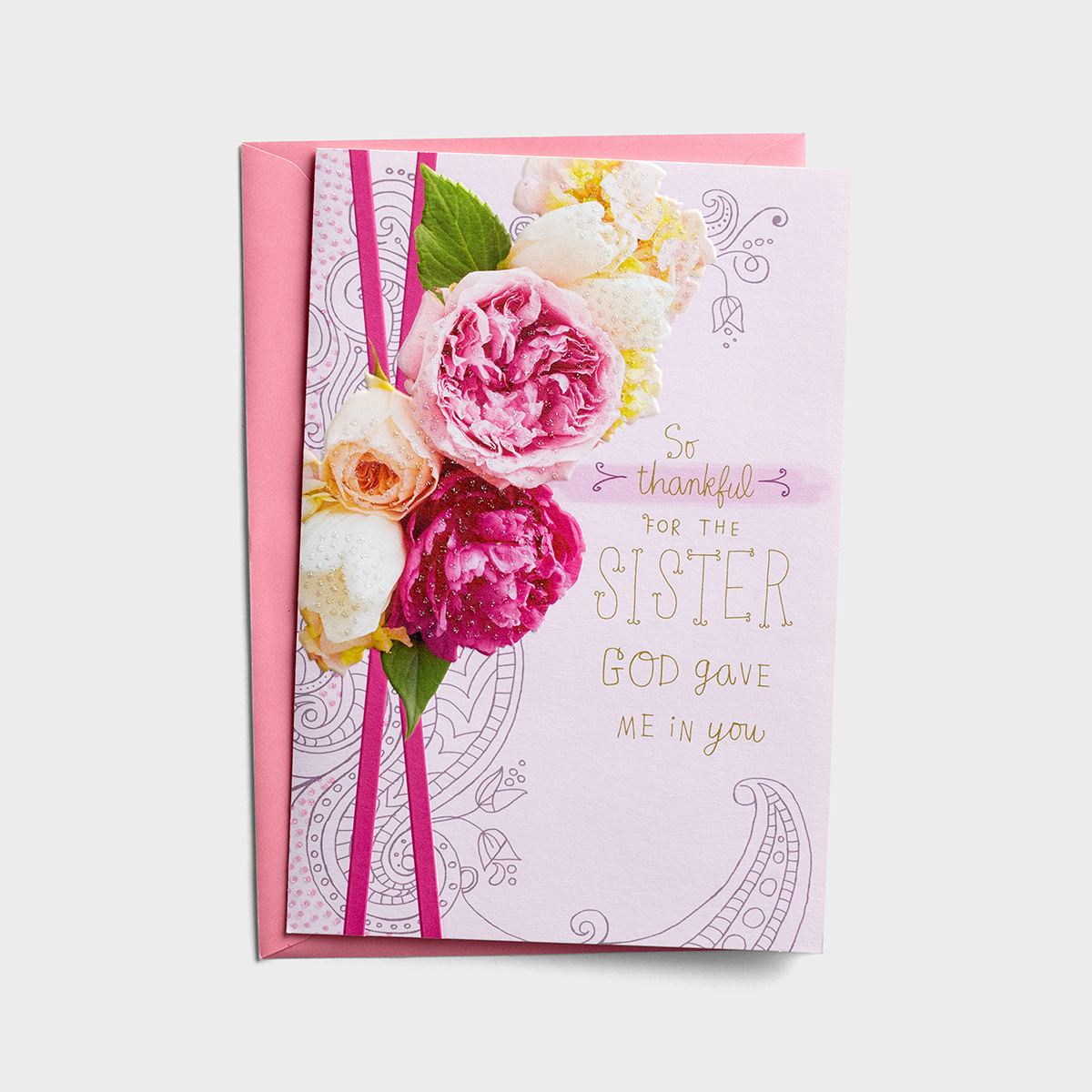 Mother's Day - For the Sister God Gave Me - 1 Premium Card