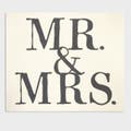 Faithworks - Mr. & Mrs. - Reversible Throw Blanket