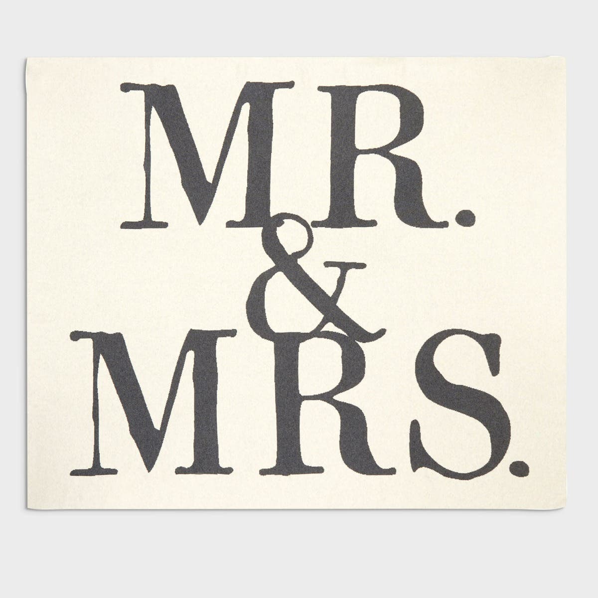 Faithworks - Mr. & Mrs. - Reversible Throw Blanket