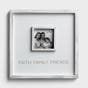Faithworks - Faith, Family, Friends - Square Photo Frame