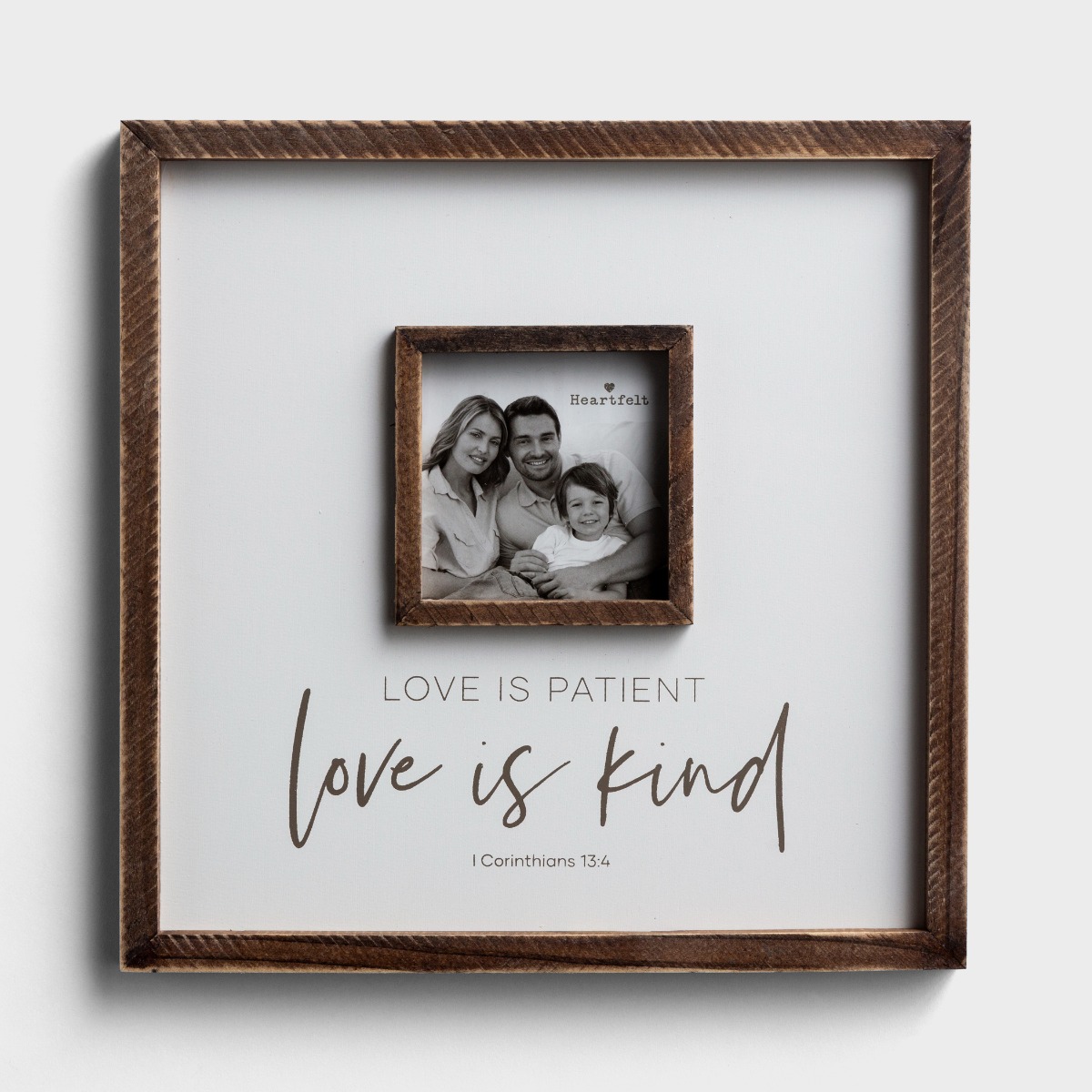 Love Is Patient - Square Photo Frame