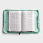 Love Never Fails - Faux Suede Bible Cover