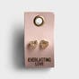 Everlasting Love - Rhinestone Heart Stud Earrings