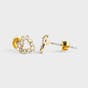 Everlasting Love - Rhinestone Heart Stud Earrings