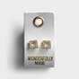 Wonderfully Made - Rhinestone Square Stud Earrings