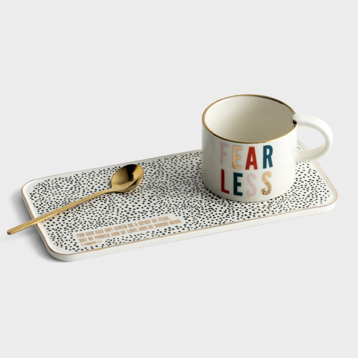 Fearless – Mug & Tray Set