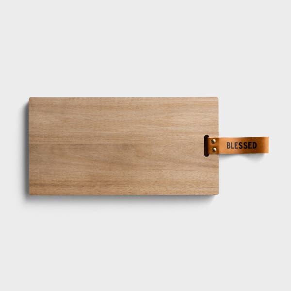 Faithworks - Blessed - Wooden Charcuterie and Serving Board