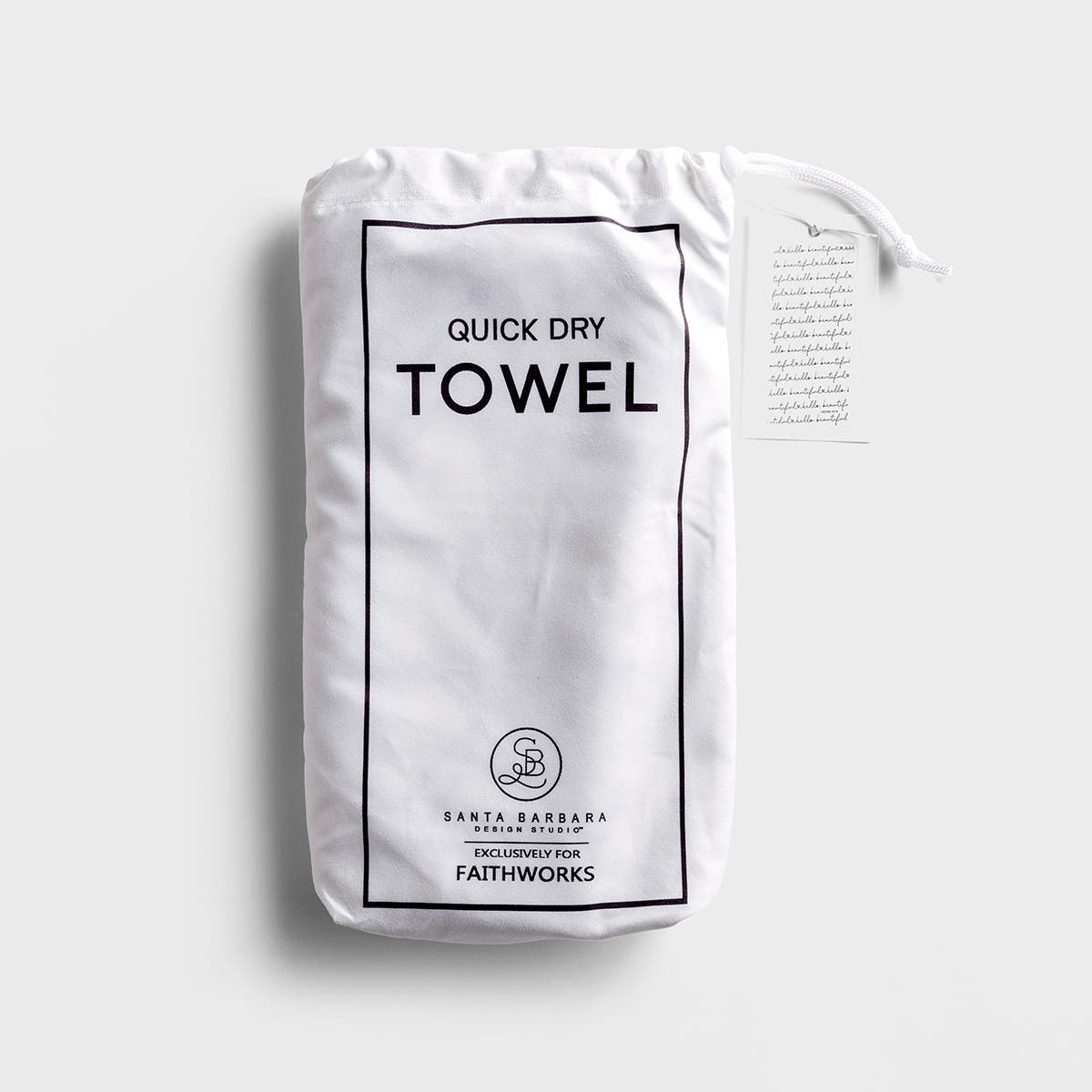 Faithworks - Hello Beautiful - Quick Dry Towel with Travel Bag