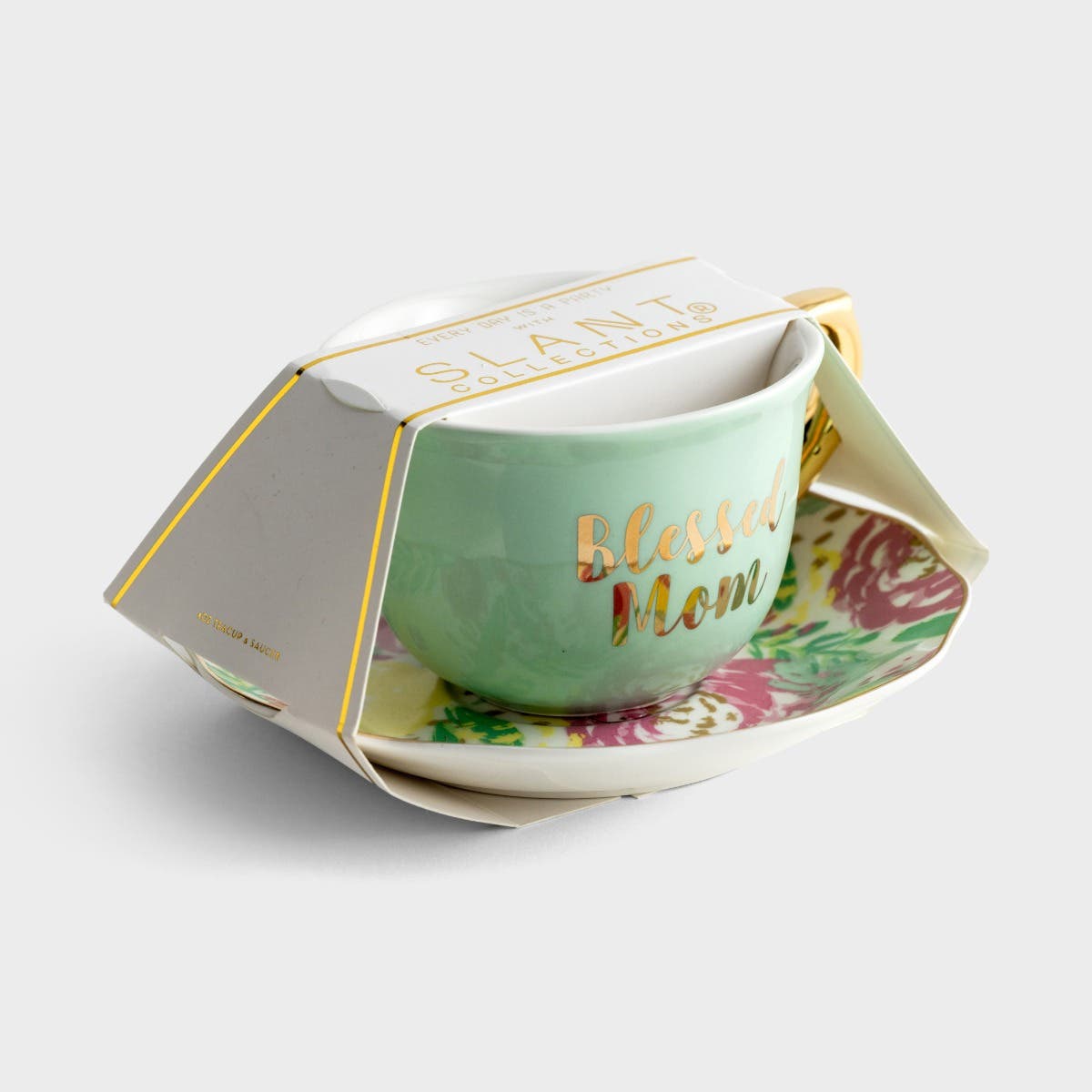 Blessed Mom - Tea Cup And Saucer