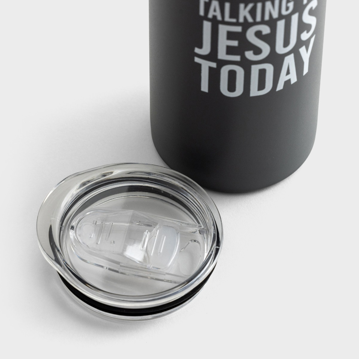 Only Talking To Jesus Today - Skinny Stainless Tumbler