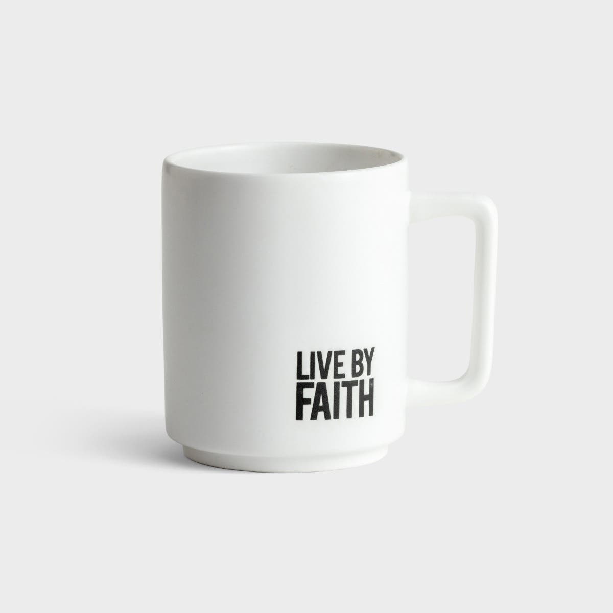 Live By Faith - Matte Cafe Mug