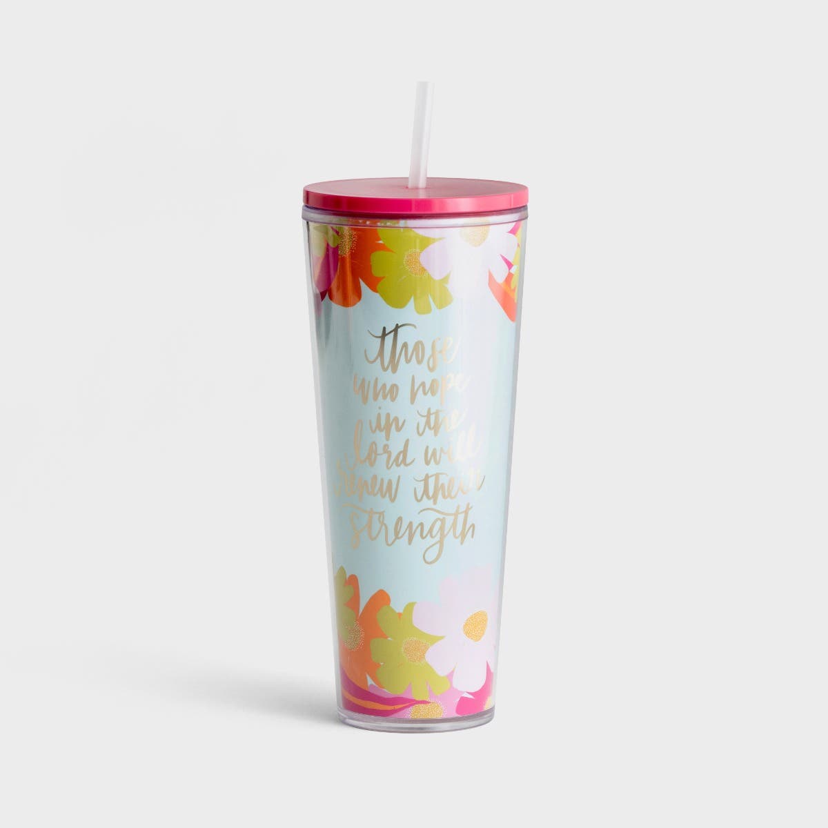 Mary Square - Those Who Hope Straw Tumbler