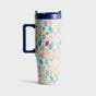 Mary Square -Wild Flower - To-Go Stainless Tumbler