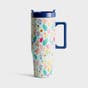 Mary Square -Wild Flower - To-Go Stainless Tumbler