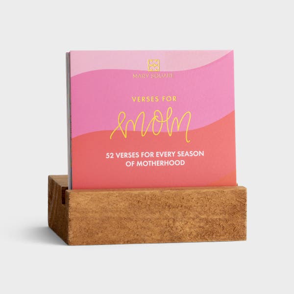 Mary Square - Verses for Mom - Scripture Block with 52 Inspirational Prints