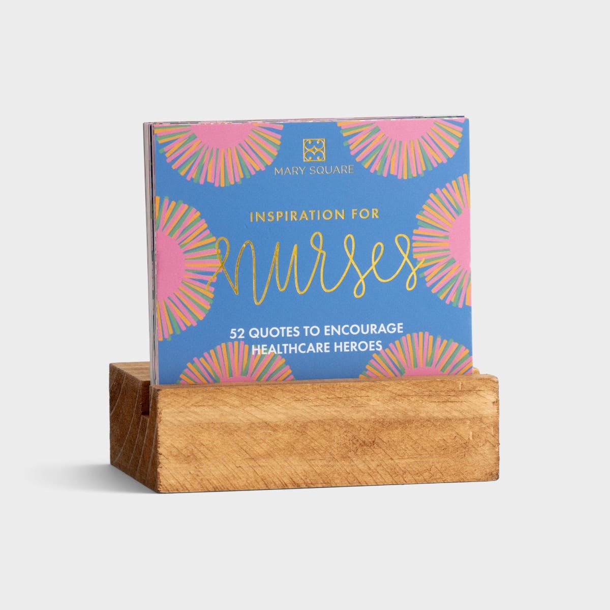 Mary Square - Encourage & Inspire Healthcare Heroes - Scripture Block with 52 Inspirational Prints