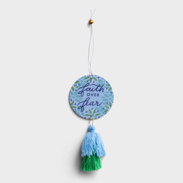 Mary Square - Faith Over Fear - Car Charm Air Freshener