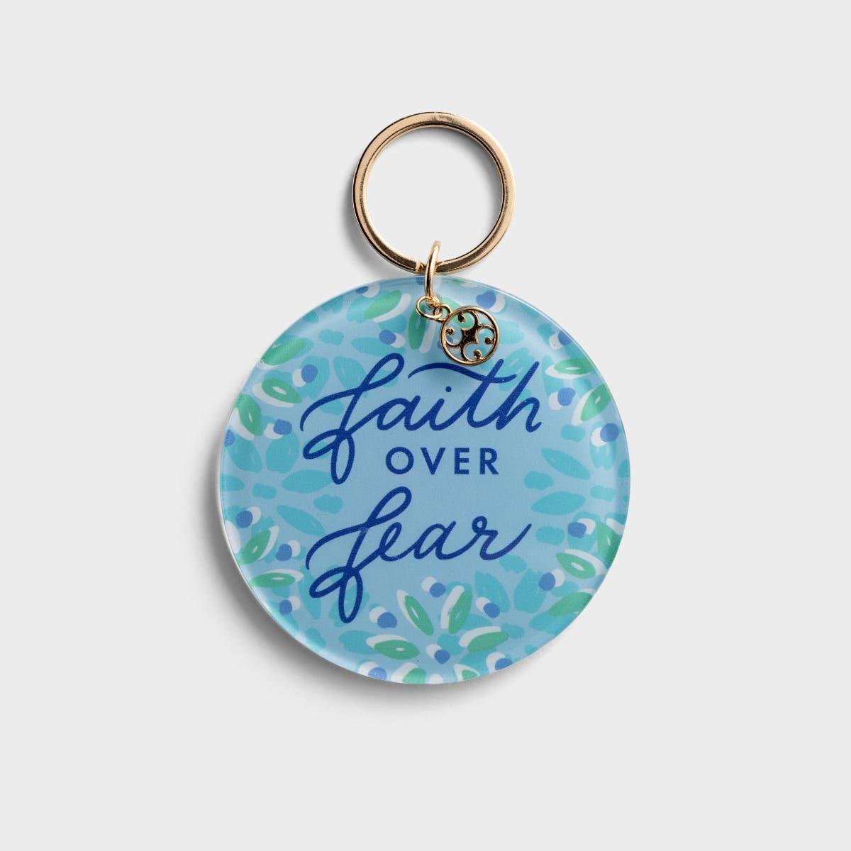 Mary Square - Faith Over Fear - Acrylic Keychain