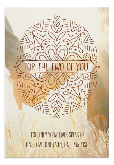 Ministry Appreciation - For the Two of You - 1 Premium Card