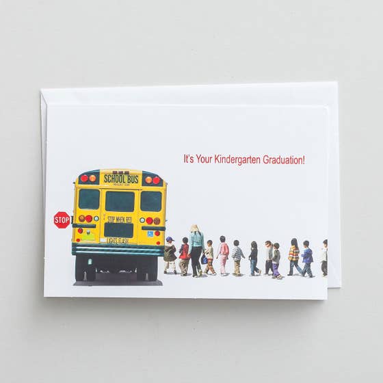 Graduation - Kindergarten - 1 Premium Card