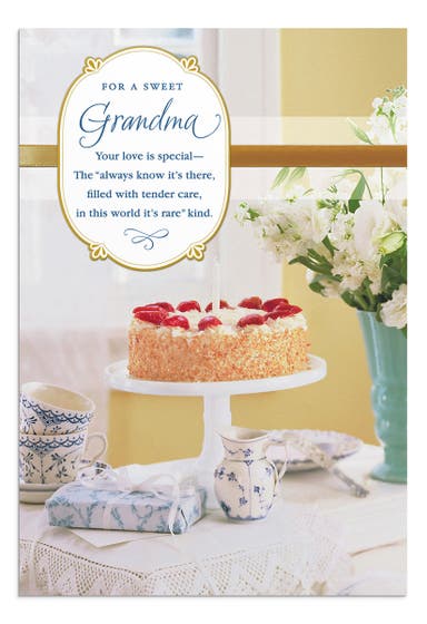 Birthday - Grandma - For A Sweet Grandma - 1 Greeting Card